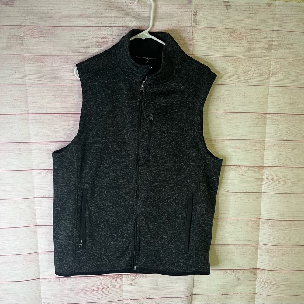 Beverly‎ Hills Polo Club Zipper Vest Size XL